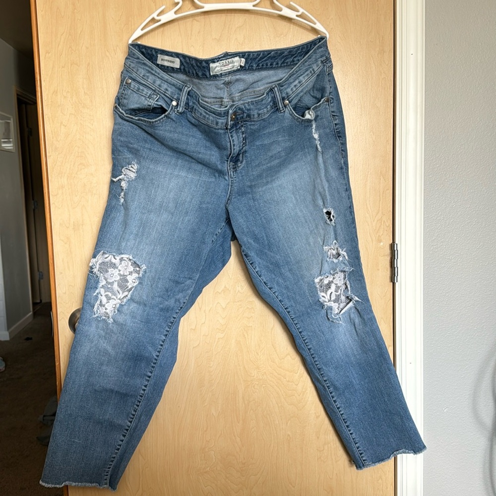Torrid boyfriend denim, size 22